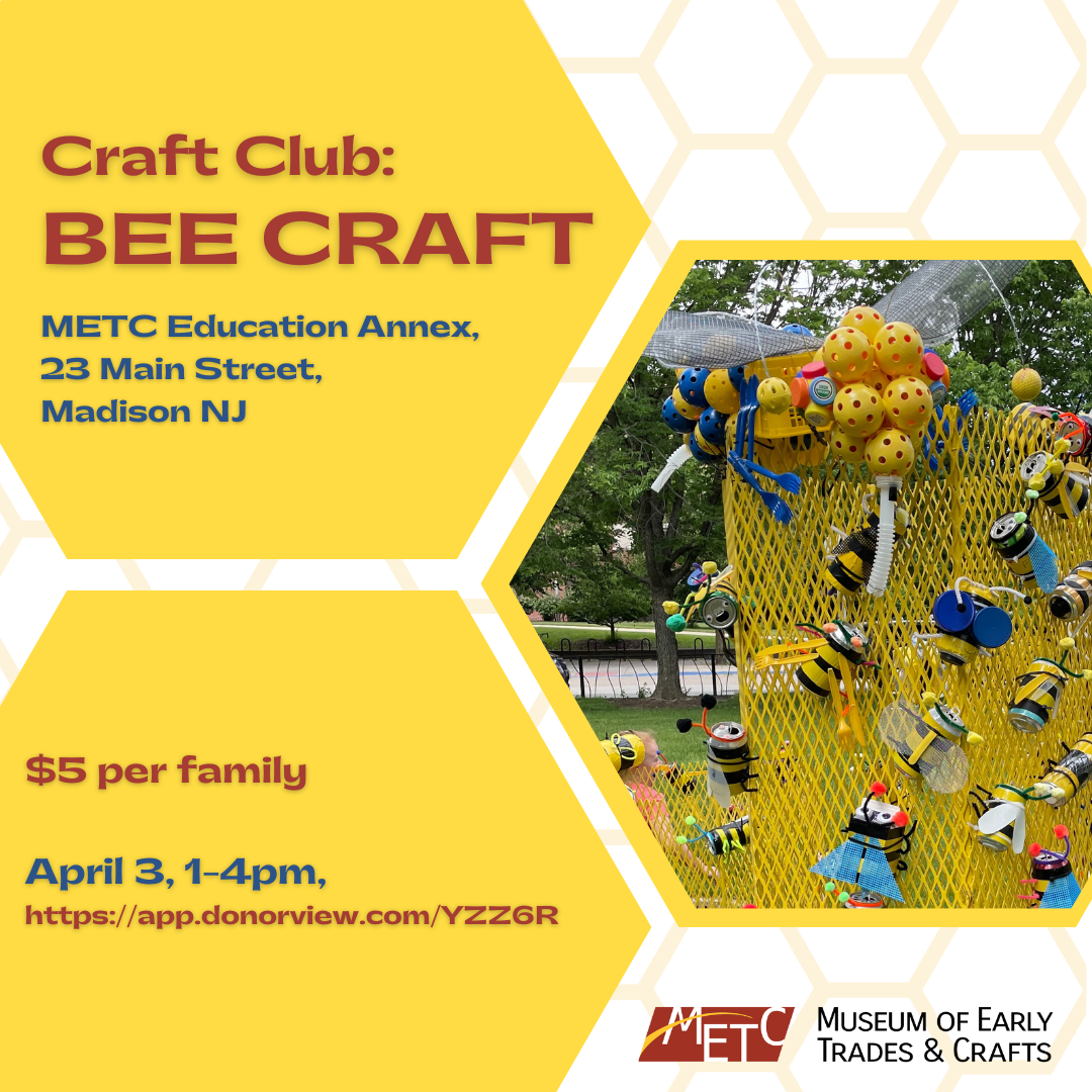 Create replicas of bees from recycled materials to populate our new outdoor exhibit, The Bee Project.