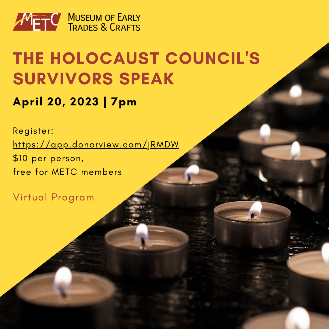 The Holocaust Council's Survivors Speak